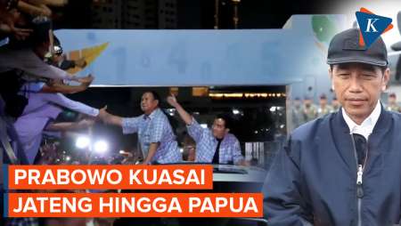 Efek Jokowi Besar, Prabowo Kuasai Jawa Tengah Hingga Papua