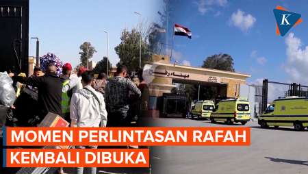 Momen Perlintasan Rafah Dibuka Lagi, Pertama Sejak Perang Iran Vs AS-Israel Meletus