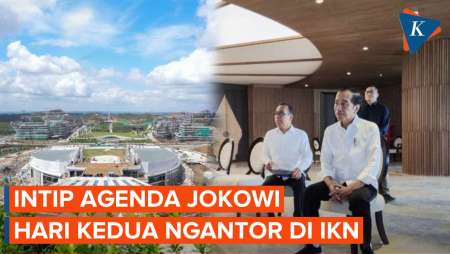 Hari Kedua Ngantor di IKN, Presiden Jokowi Ngapain Aja? Yuk Intip Agendanya…