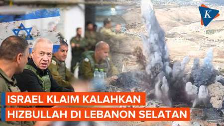 Israel Klaim Sudah Hancurkan Posisi Hizbullah di Lebanon Selatan