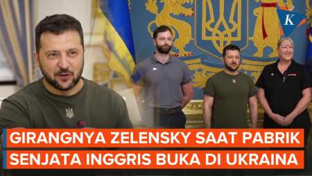 Zelensky Semringah, Pabrik Raksasa Senjata Inggris Bakal Buka Cabang di Ukraina