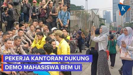 Tanggapan Pegawai Di Thamrin Soal Demo Mahasiswa BEM UI