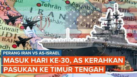Perang AS-Israel Vs Iran Hari Ke-30, Pasukan Disiapkan Di Timur Tengah