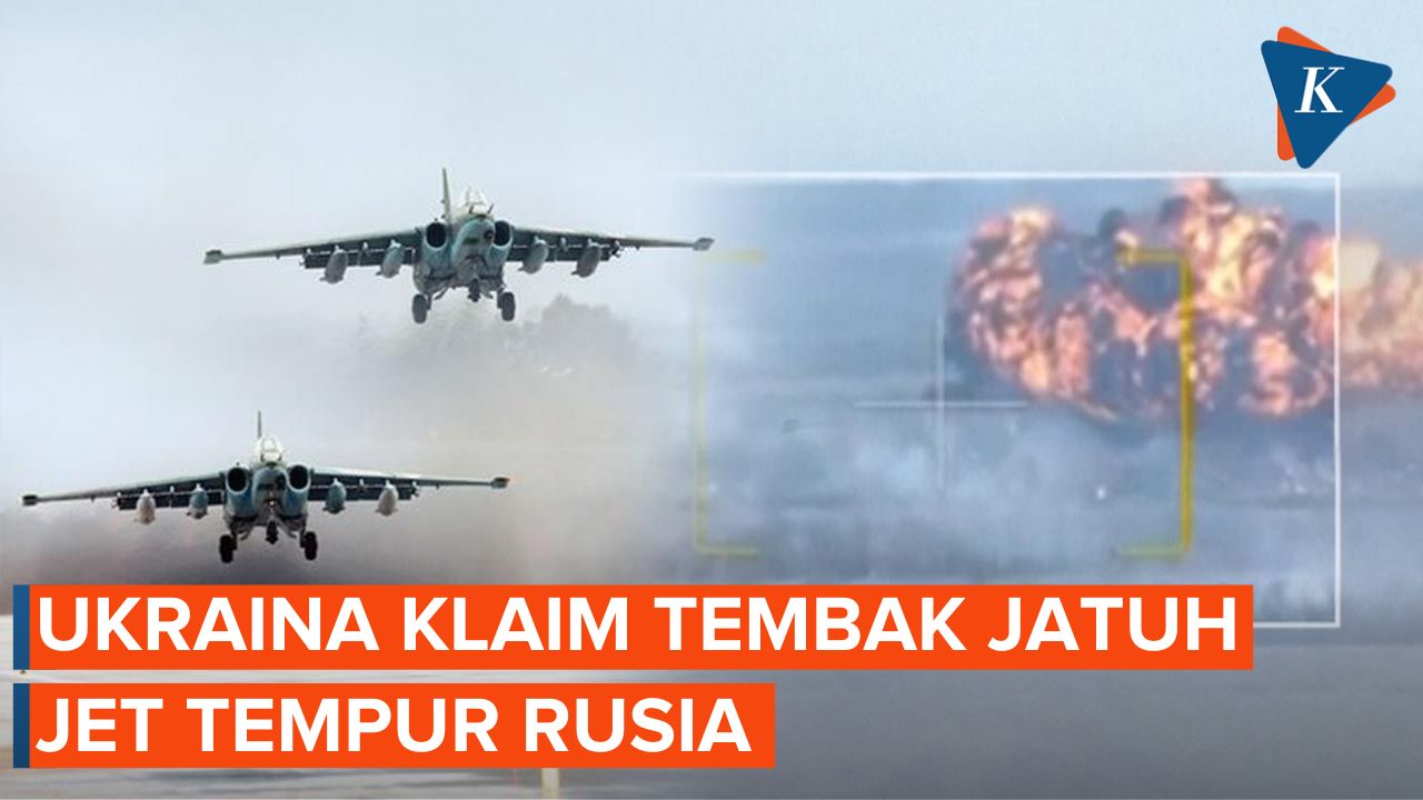 Ukraina Klaim Tembak Jatuh Pesawat Tempur Rusia di Kota Marinka