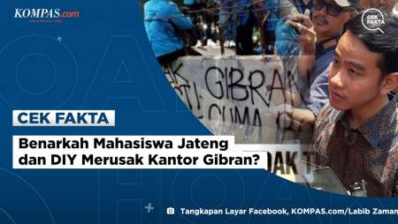 Benarkah Mahasiswa Jateng dan DIY Merusak Kantor Gibran?