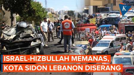 Israel Serang Lebanon Lagi, Ledakkan Mobil di Kota Sidon