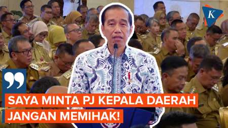 Jokowi Pesan ke  PJ Kepala Daerah Se-Indonesia Jangan Memihak di Pemilu 2024