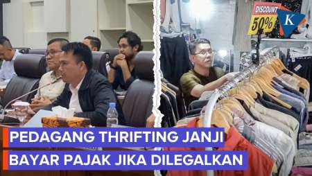 Pedagang Thrifting Minta Ada Impor Terbatas Baju Bekas