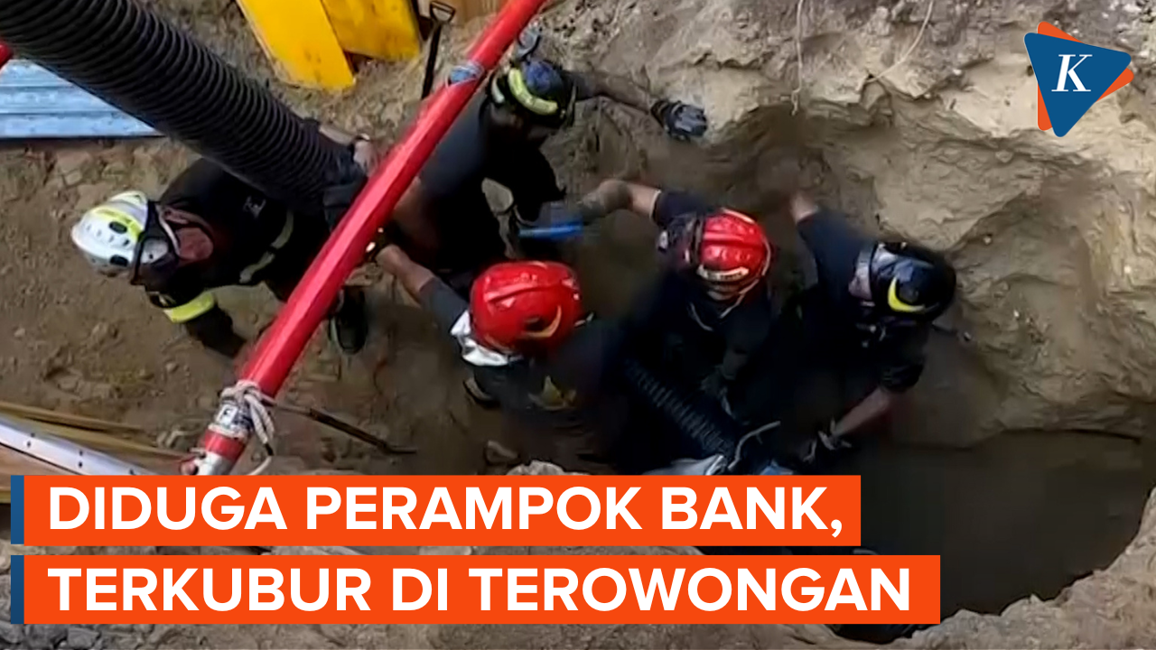 Diduga Rampok Bank, Pria Terkubur dalam Terowongan yang Digalinya