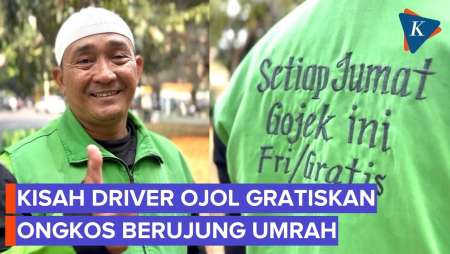 Cerita Driver Ojol Gratiskan Ongkos Penumpang Tiap Jumat, Dibalas Umrah
