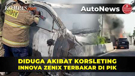 Video Innova Zenix Terbakar di PIK, Diduga akibat Korsleting