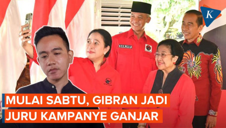 Jadi Juru Kampanye Ganjar, Gibran: Yang Penting Tak Ganggu Jam Kerja