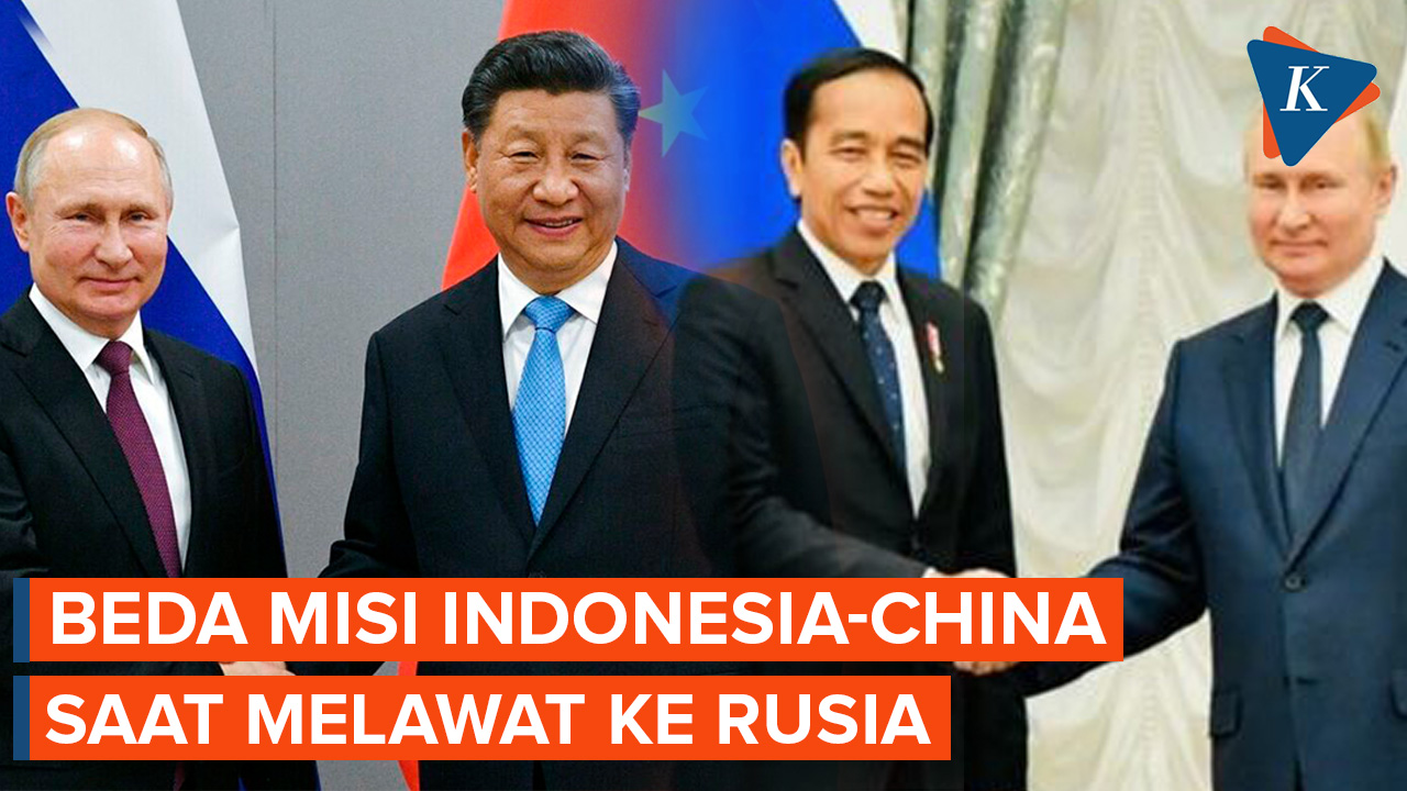 Sama-sama Kunjungi Putin, Jokowi dan Xi Jinping Punya Misi Berbeda?