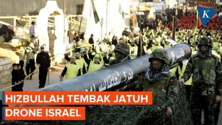 Hizbullah Tembak Jatuh Drone Israel di Lebanon Selatan