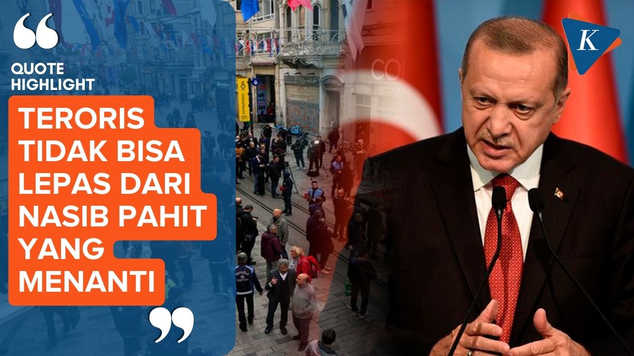 Erdogan Murka terhadap Ulah Teroris Meledakkan Bom di Istanbul