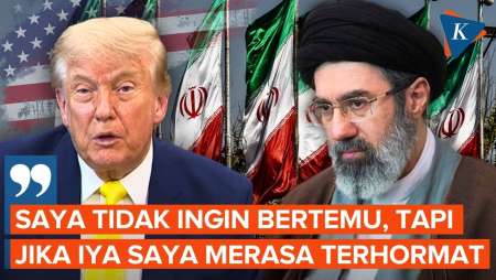Trump Buka Peluang Bertemu Langsung Mojtaba Khamenei, Ini Syaratnya