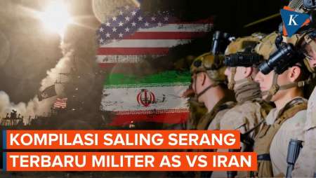 Rekaman Serangan AS Hari Ke-6, Iran Balas Luncurkan Rudal Ke Yordania, Kuwait Dan Bahrain