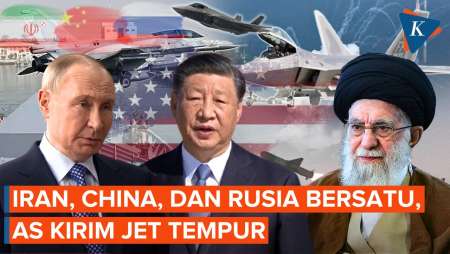 Rusia, Iran, Dan China Bersiap Latihan Di Selat Hormuz, AS Susul Kirim 50 Jet Tempur