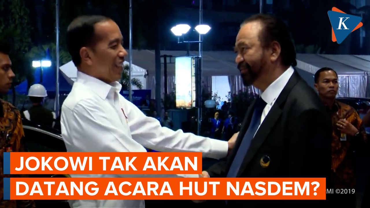 Jokowi tak akan datang ke HUT Nasdem.