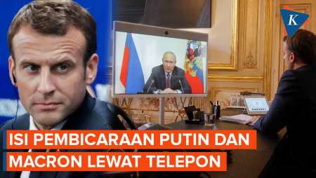 Bahas Timur Tengah, Apa Isi Perbincangan Putin dan Macron via Telepon?