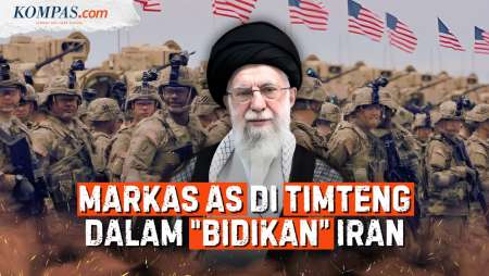 Peta Pangkalan AS Di Timteng, 50.000 Pasukan Trump "Diintai" Rudal Iran