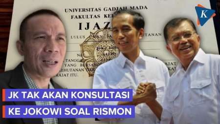 Ditanya Konsultasi Ke Jokowi Soal Rismon, JK: Ini Masalah Saya