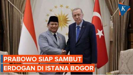 Prabowo Bakal Bertemu Erdogan di Istana Bogor