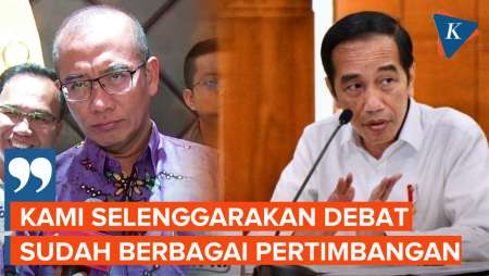 Jokowi Sebut Debat Capres Kemarin Tak Mengedukasi, KPU: Kita Tak Mengomentari