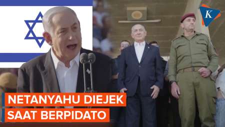 Netanyahu Dicemooh saat Pidato di Acara Wisuda Militer Israel