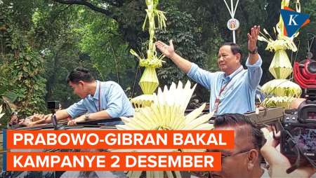 Prabowo Bakal Kampanye 2 Desember di Jabar, Beda Tempat dengan Gibran