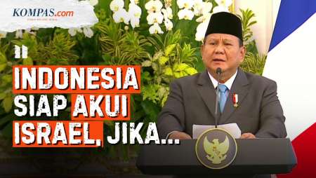 Di Samping Macron, Prabowo Tegaskan RI Siap Akui Israel Setelah Palestina Merdeka