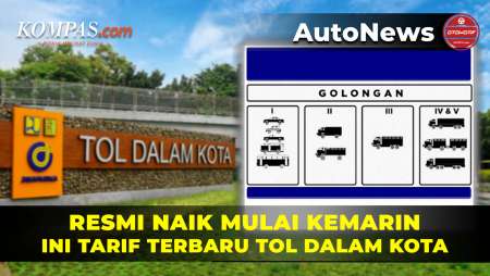 Tarif Tol Dalam Kota Resmi Naik