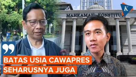 Putusan MK soal Ambang Batas Parlemen Berlaku 2029, Mahfud: Harusnya Usia Cawapres Juga