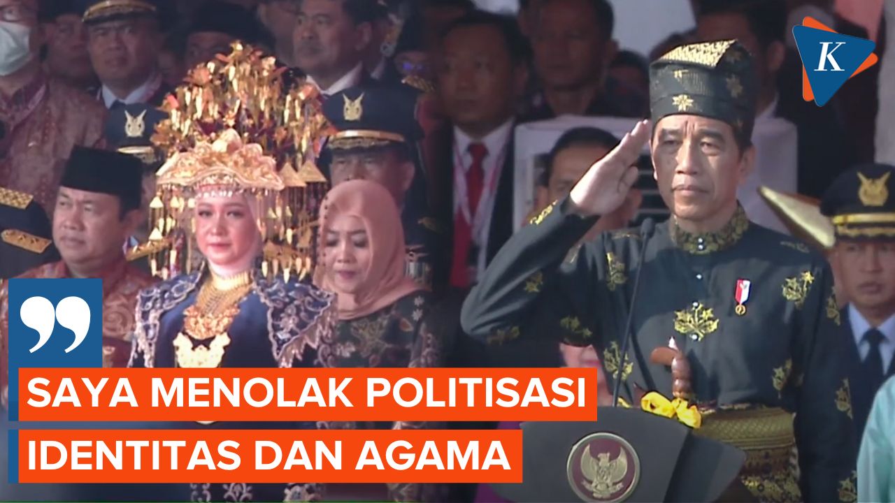Jelang Pemilu 2024, Jokowi Ajak Semua Tolak Politisasi Identitas