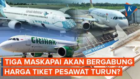 Garuda Indonesia, Citilink, dan Pelita Air Bakal Merger, Harga Tiket Turun?