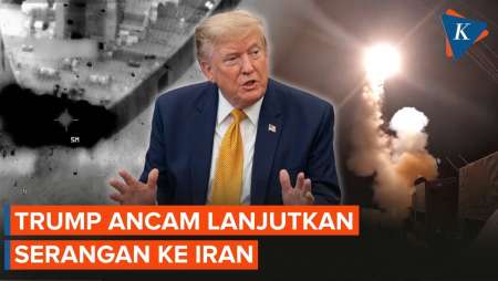 Ancam Serang Lagi, Trump: Tak Akan Ada Yang Tersisa Dari Iran