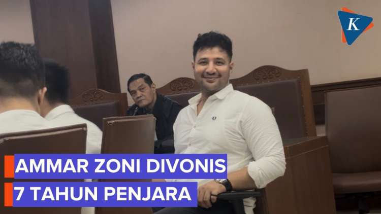Video: Ammar Zoni Divonis 7 Tahun Penjara Kasus Jual Beli Narkoba