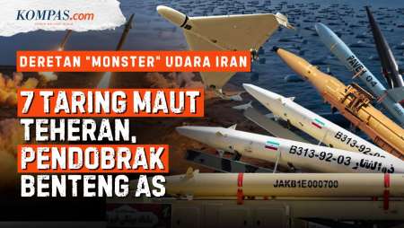 6 Rudal Dan 1 Drone Andalan Iran Dalam Perang Lawan AS-Israel