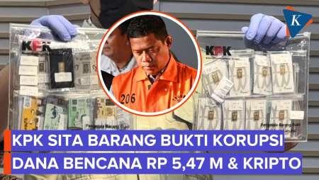 Penampakan Barang Bukti Korupsi Dana Bencana BNPB, Logam Mulia hingga Kripto