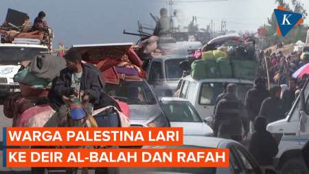 Serangan Israel Semakin Intens, Warga Palestina Pergi Tinggalkan Khan Younis