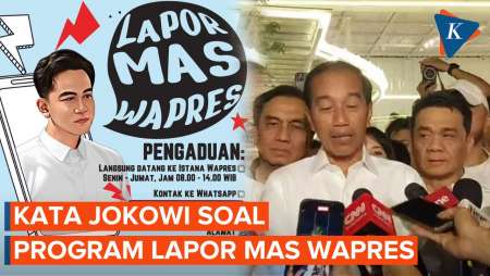 Jokowi Ogah Komentari Program 'Lapor Mas Wapres' 