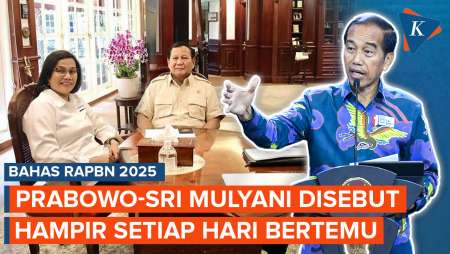 Momen Jokowi Cerita Prabowo Sering Bertemu Sri Mulyani Bahas RAPBN 2025