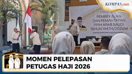Momen Pelepasan Petugas Haji 2026 Menuju Arab Saudi