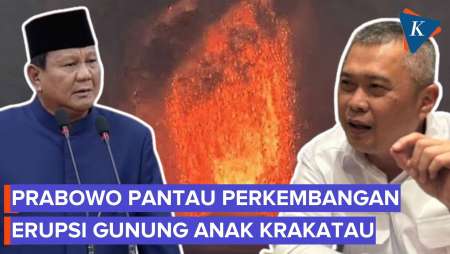 Menhub Sebut Prabowo Terus Pantau Perkembangan Erupsi Gunung Anak Krakatau