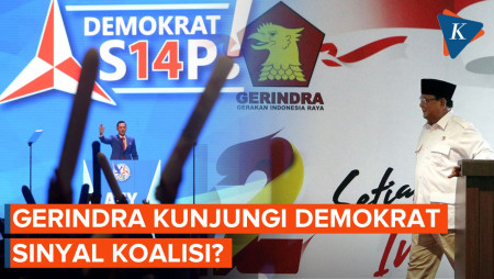 Elite Gerindra Bakal Temui Elite Demokrat Siang Ini