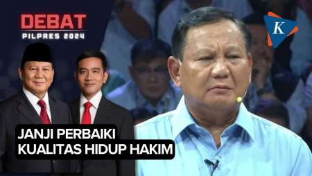 Prabowo: Saya Sangat Setuju Hakim Harus Independen 