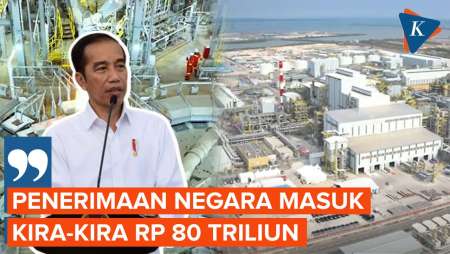 Resmikan Smelter PT Freeport Indonesia di Gresik, Jokowi: Penerimaan Kira-kira Rp 80 Triliun