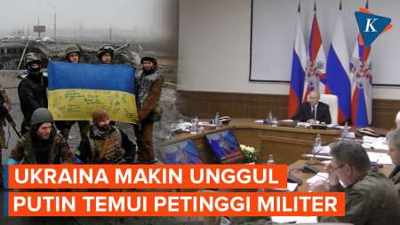 Ukraina Semakin Unggul, Putin Kumpulkan Petinggi Militer Rusia