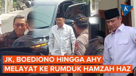 Jusuf Kalla, Boediono hingga AHY Melayat ke Rumah Duka Hamzah Haz
