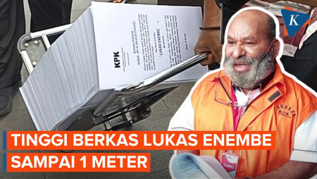 Pengacara Sebut Berkas Perkara Lukas Enembe Tingginya 1 Meter